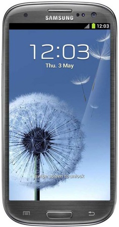 Смартфон Samsung Galaxy S3 GT-I9300 16Gb Titanium grey - Краснодар